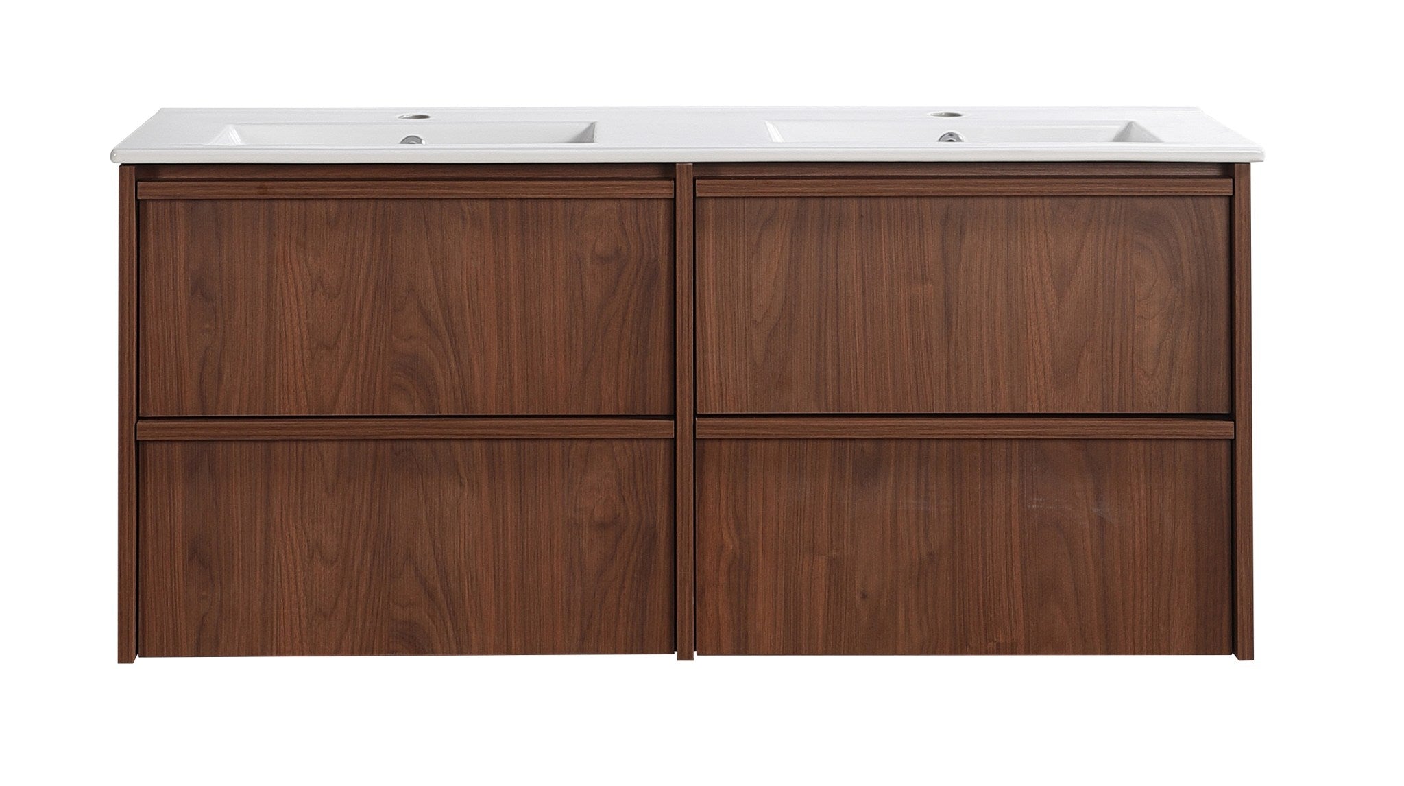 Lukka Ridgewood Modern Wall Hung Plywood Cabinet LK-MR1220W-MO Double Bowl Only