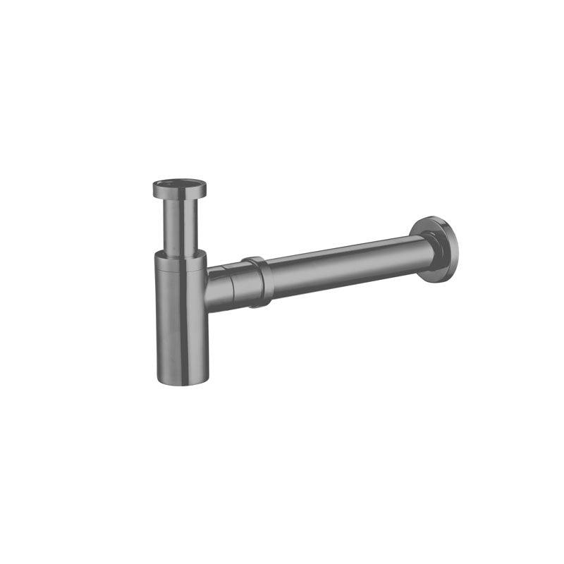 Rund Brass Bottle Trap BK226 - Brush Gun Metal - BK226-BGM - Brush Gun Metal