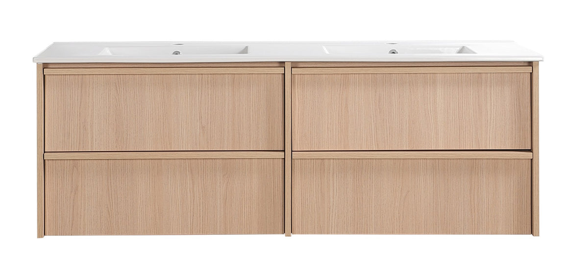 Lukka Ridgewood Modern Wall Hung Plywood Cabinet LK-MR1520W-SO