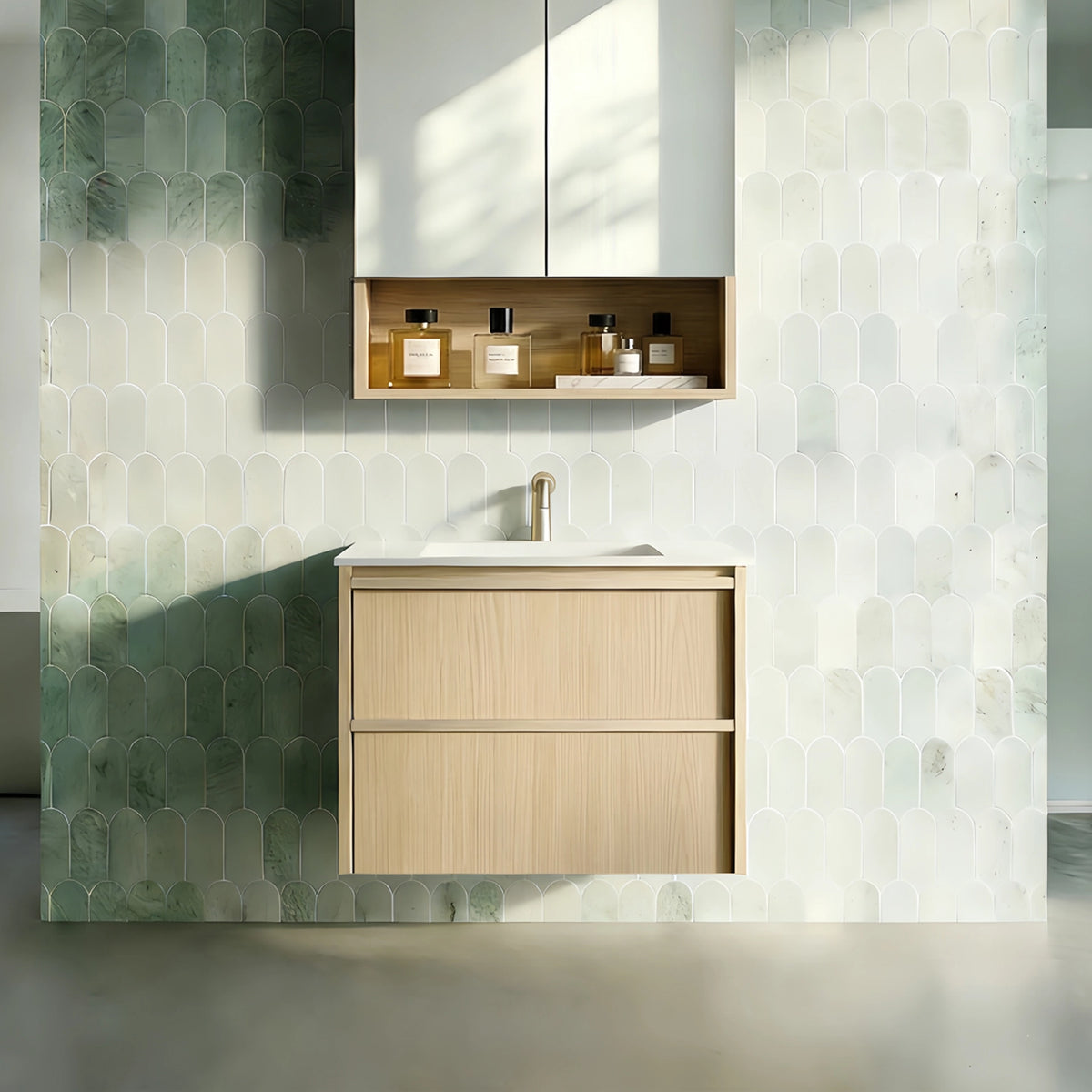Lukka Ridgewood Modern Wall Hung Plywood Cabinet LK-MR600W-SO