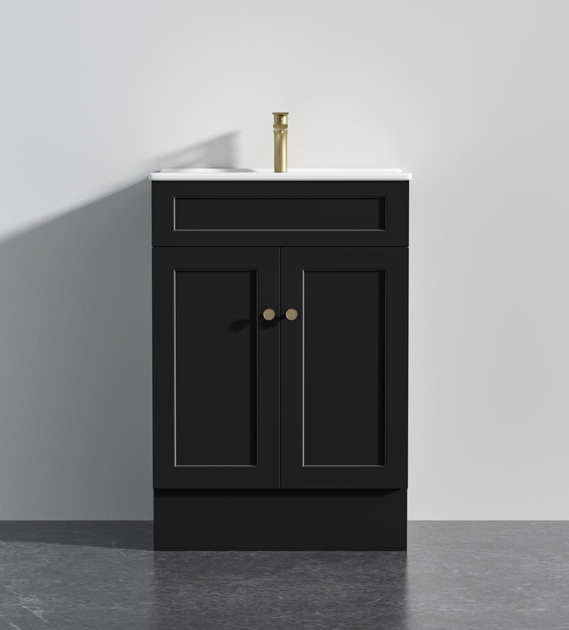 Lukka Harold Federation Free Standing Cabinet Matte Black LK-FH64L-MB