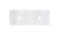 Lukka vanity top reference - LK-MCARW124D-UTH; size, finish and drilling as selected.