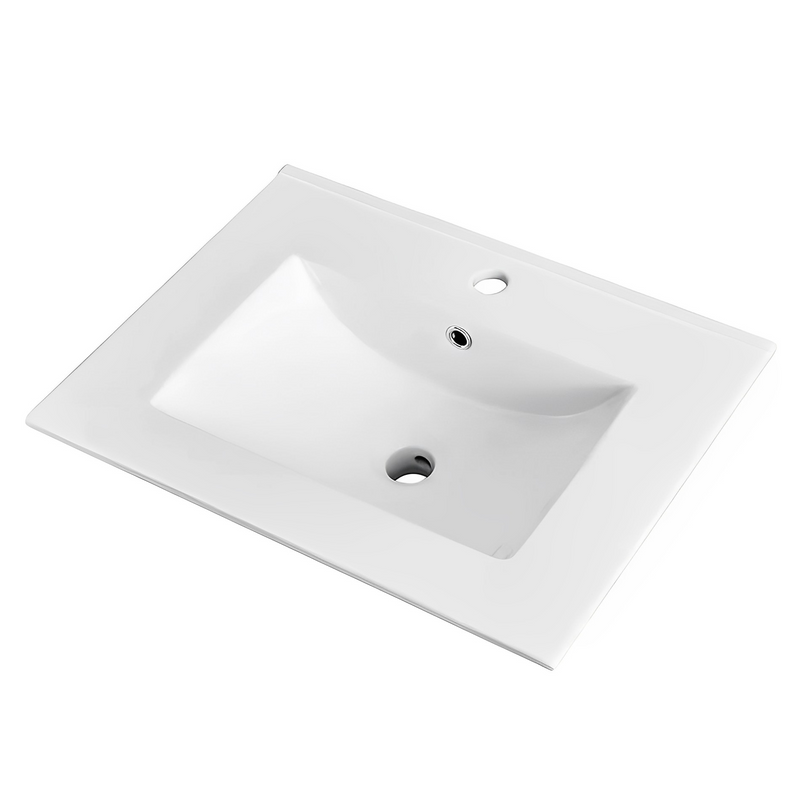 Lukka vanity top reference - LK-CT64; size, finish and drilling as selected.