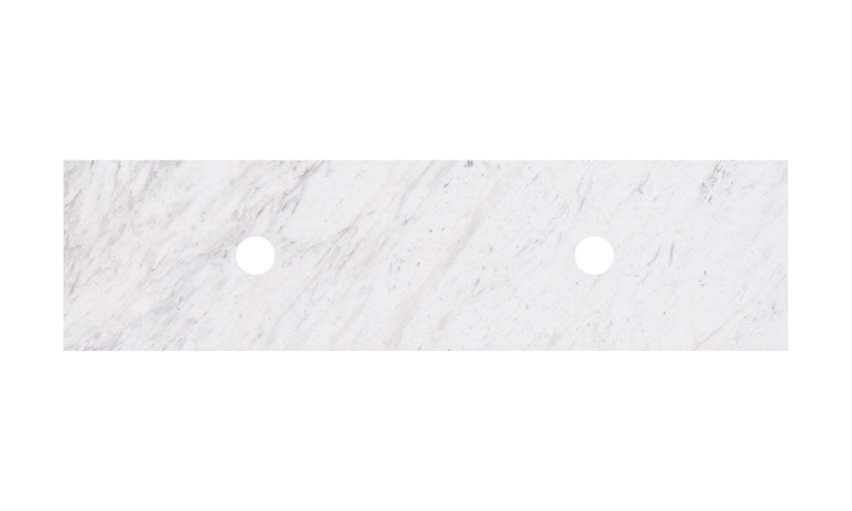 Lukka vanity top reference - LK-MCARW154D-UTH; size, finish and drilling as selected.
