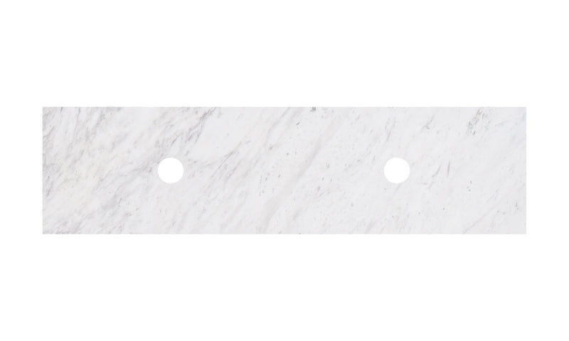 Lukka vanity top reference - LK-MCARW154D-UTH; size, finish and drilling as selected.