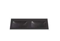 Lukka vanity top reference - LK-SCH124DMB-UTH; size, finish and drilling as selected.