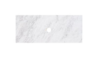Lukka vanity top reference - LK-MCARW74-UTH; size, finish and drilling as selected.