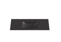 Lukka vanity top reference - LK-SCH124MB-UTH; size, finish and drilling as selected.