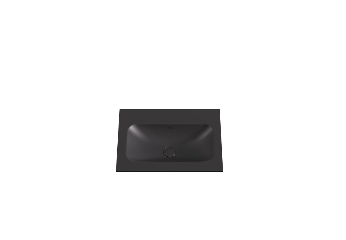 Lukka vanity top reference - LK-SCH64MB-UTH; size, finish and drilling as selected.