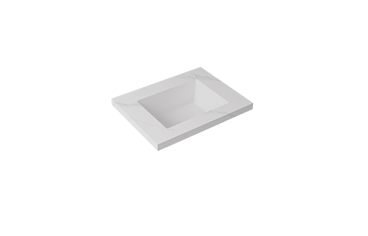 Lukka vanity top reference - LK-UCA64-NTH; size, finish and drilling as selected.