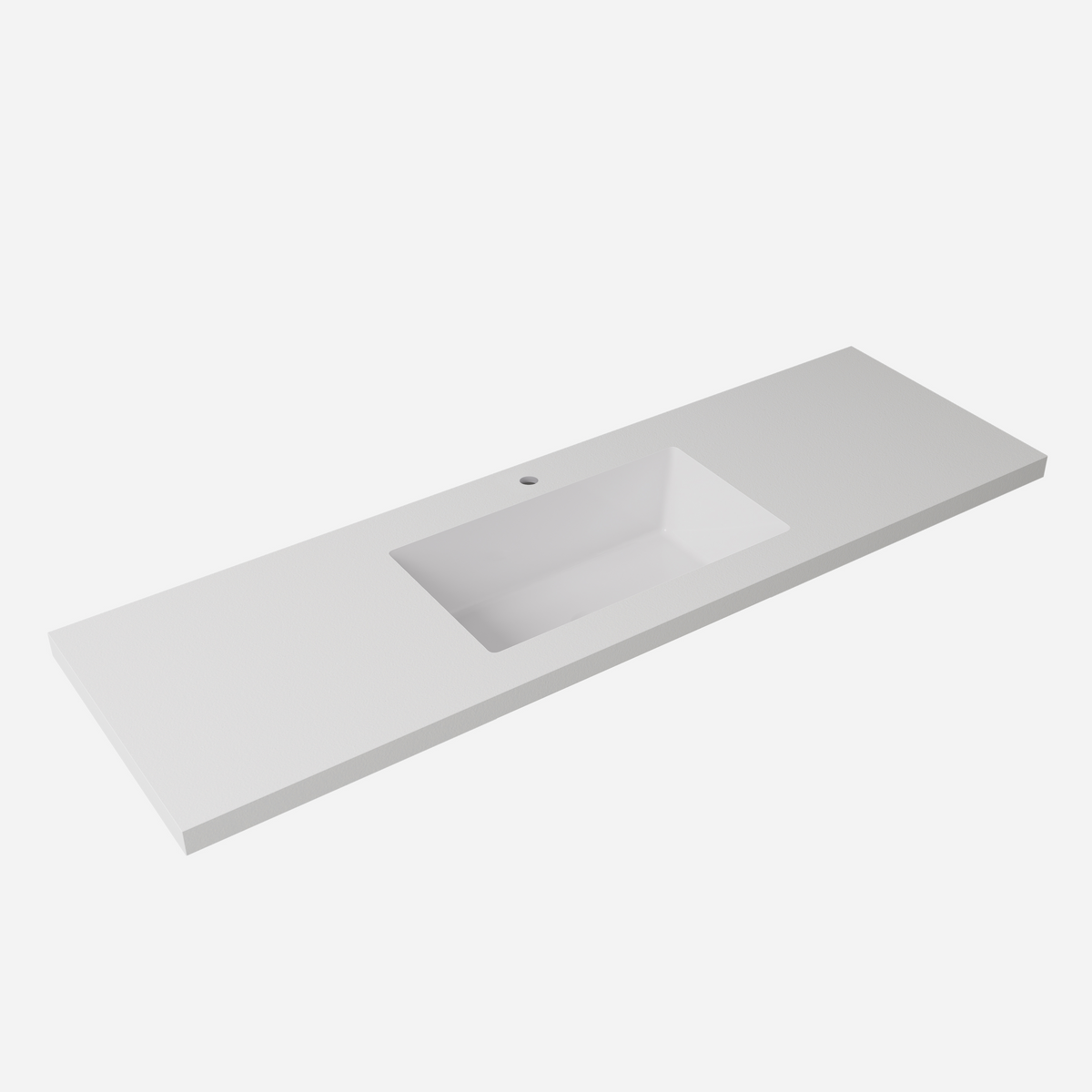 Lukka vanity top reference - LK-UBW154-TH; size, finish and drilling as selected.