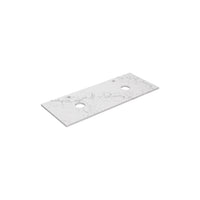 Lukka vanity top reference - LK-QCW124D-UTH; size, finish and drilling as selected.