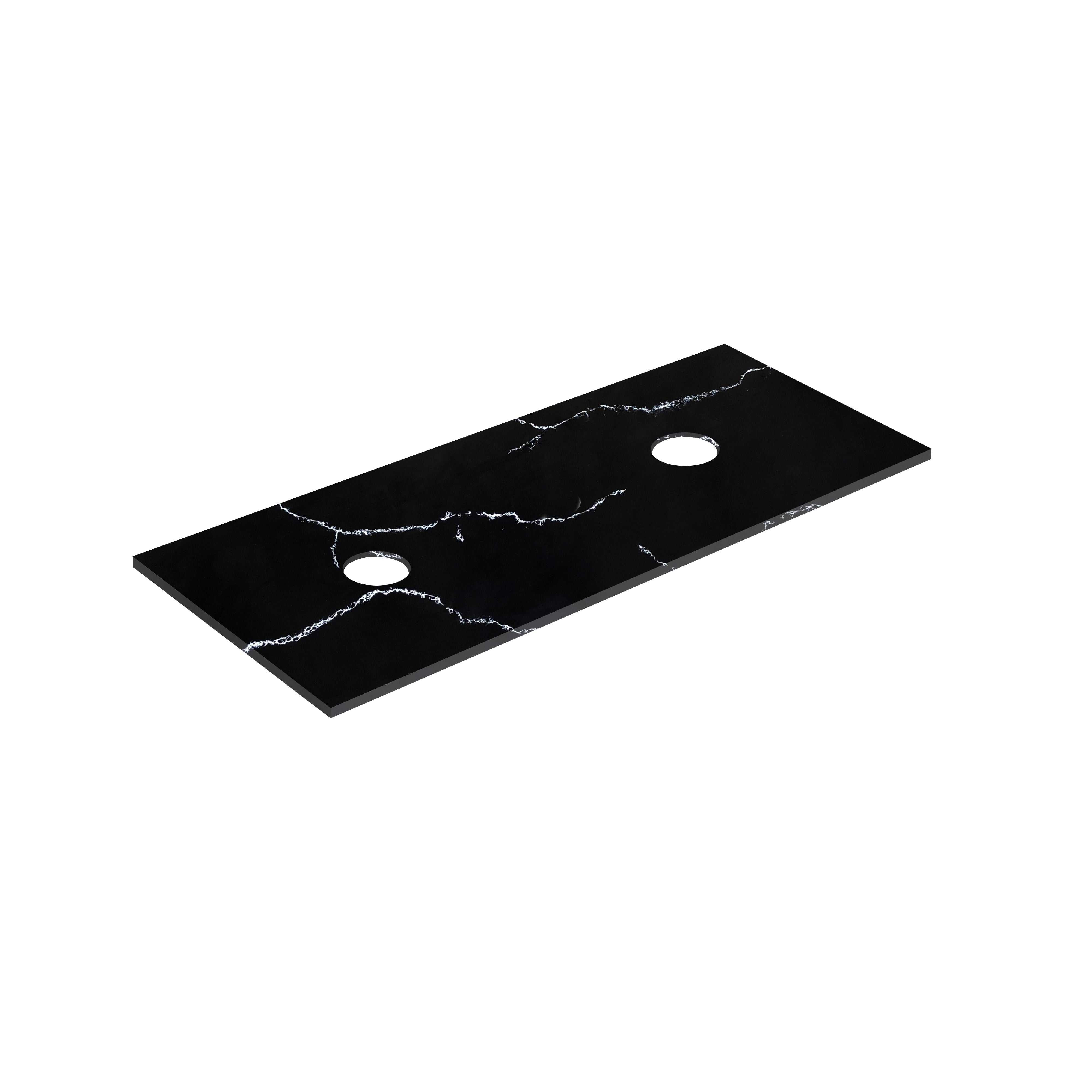 Lukka vanity top reference - LK-SCN154D-UTH, LK-SCN124D-UTH; size, finish and drilling as selected.