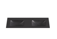 Lukka vanity top reference - LK-SCH154DMB-UTH; size, finish and drilling as selected.