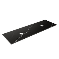 Lukka vanity top reference - LK-QCN154D-UTH; size, finish and drilling as selected.