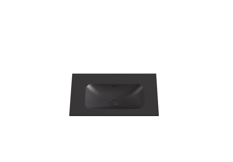 Lukka vanity top reference - LK-SCH74MB-UTH; size, finish and drilling as selected.