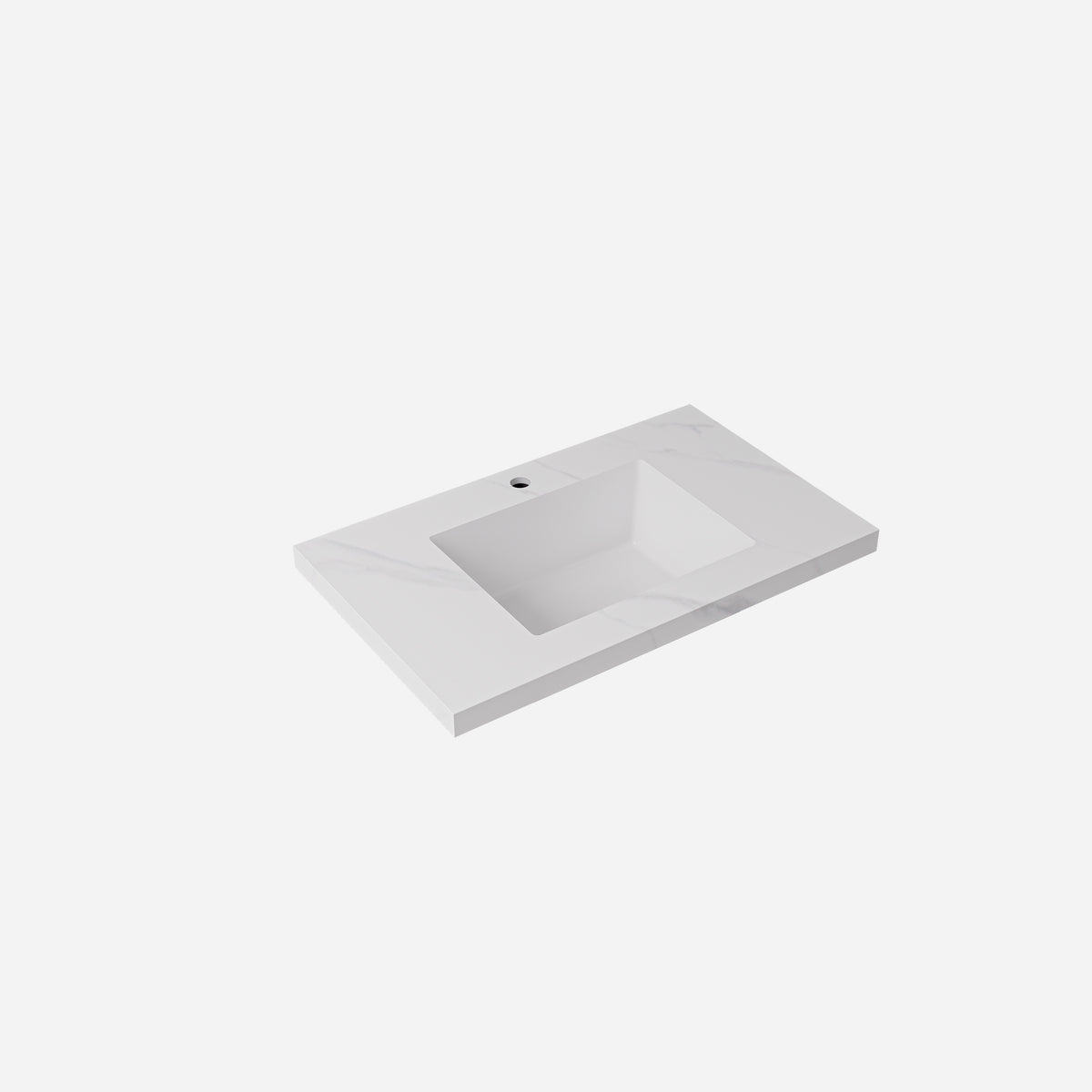 Lukka vanity top reference - LK-UCA74-TH; size, finish and drilling as selected.