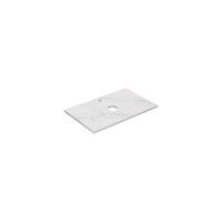 Lukka vanity top reference - LK-QCW74-UTH; size, finish and drilling as selected.