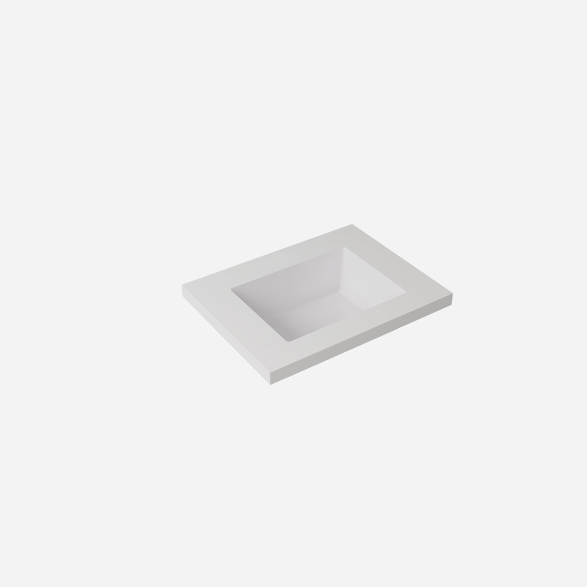 Lukka vanity top reference - LK-UBW64-NTH; size, finish and drilling as selected.