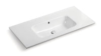 Lukka vanity top reference - LK-KC900-NTH; size, finish and drilling as selected.