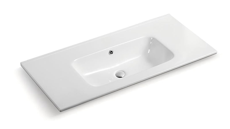 Lukka vanity top reference - LK-KC900-NTH; size, finish and drilling as selected.