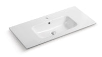 Lukka vanity top reference - LK-KC900, LK-KC900-MW; size, finish and drilling as selected.