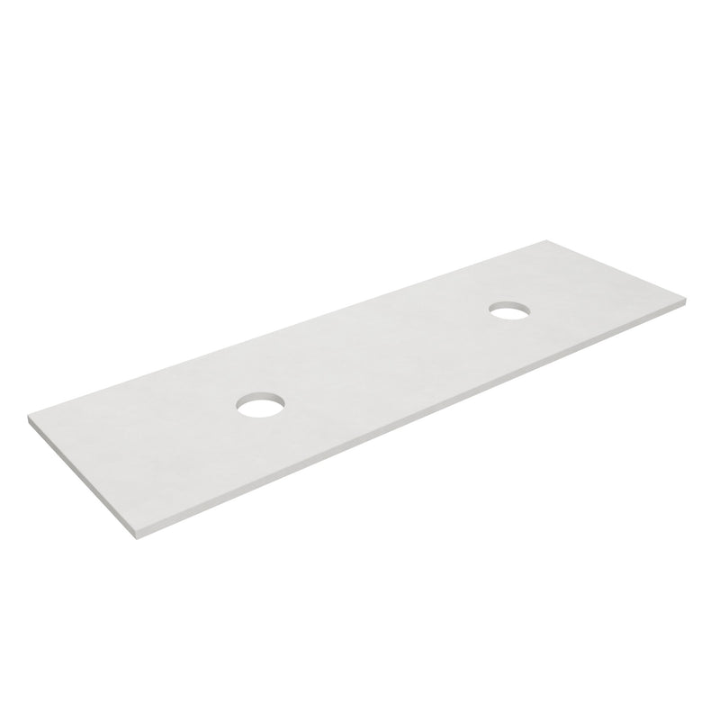 Lukka vanity top reference - LK-SBW154D-UTH; size, finish and drilling as selected.