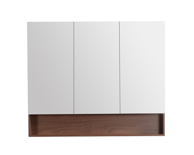 Lukka Clark Plywood Mirror Cabinet Mocha Oak Matte LK-CLMC1200-MO