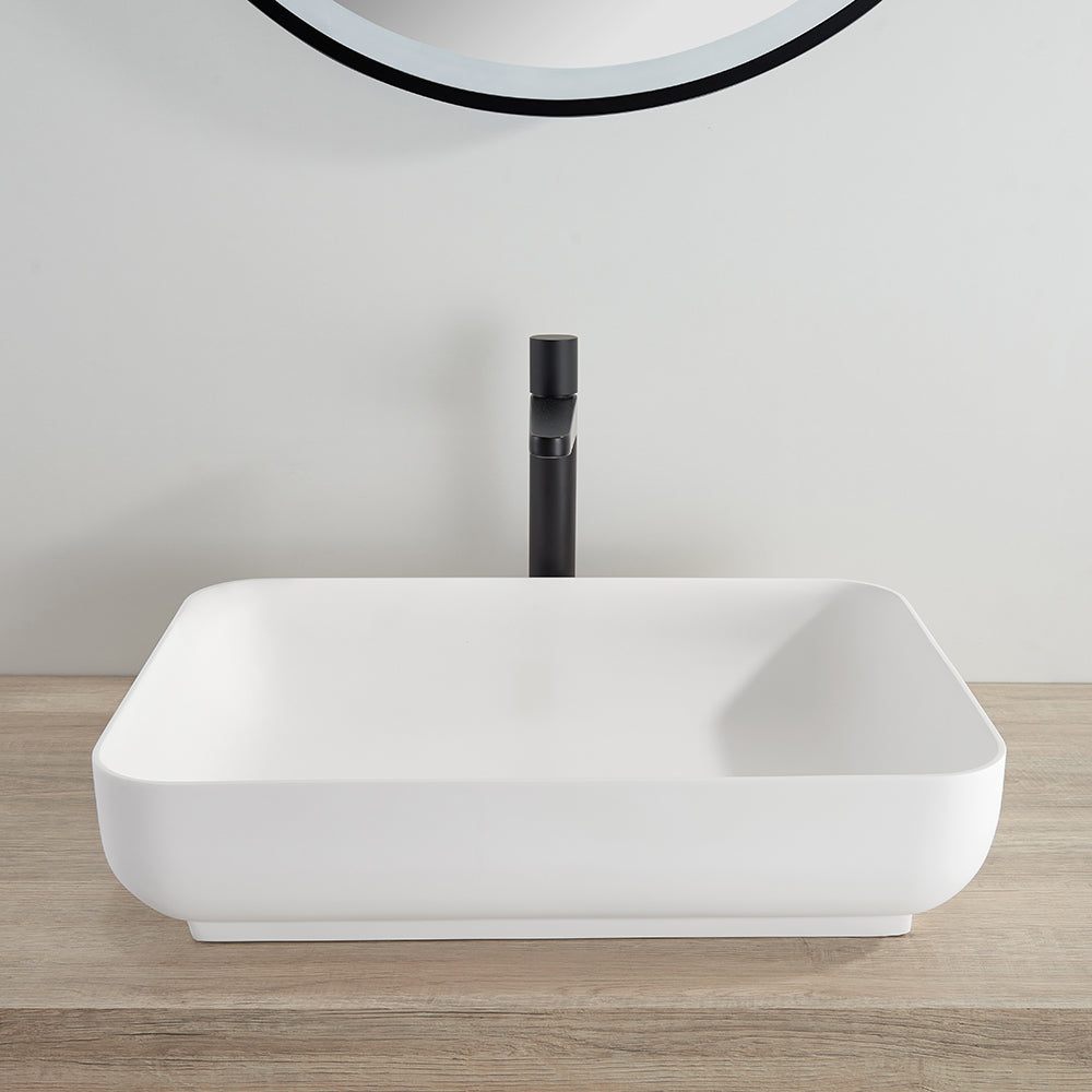 Lukka Kliff Solid Surface Above Counter Basin LK-SKA550-MW