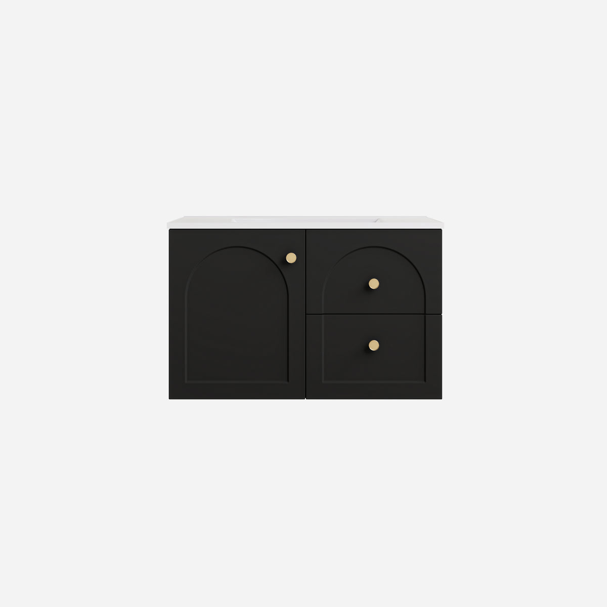 Lukka Chester Federation wall hung PVC Cabinet LK-FC74RW-MB