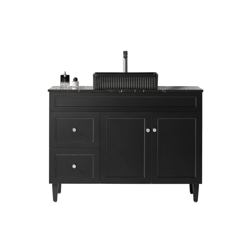 Lukka Harold Federation Free Standing Cabinet Matte Black LK-FH124LL-MB