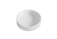Lukka Olley Fluted Solid Surface Above Counter Basin LK-SOA4040