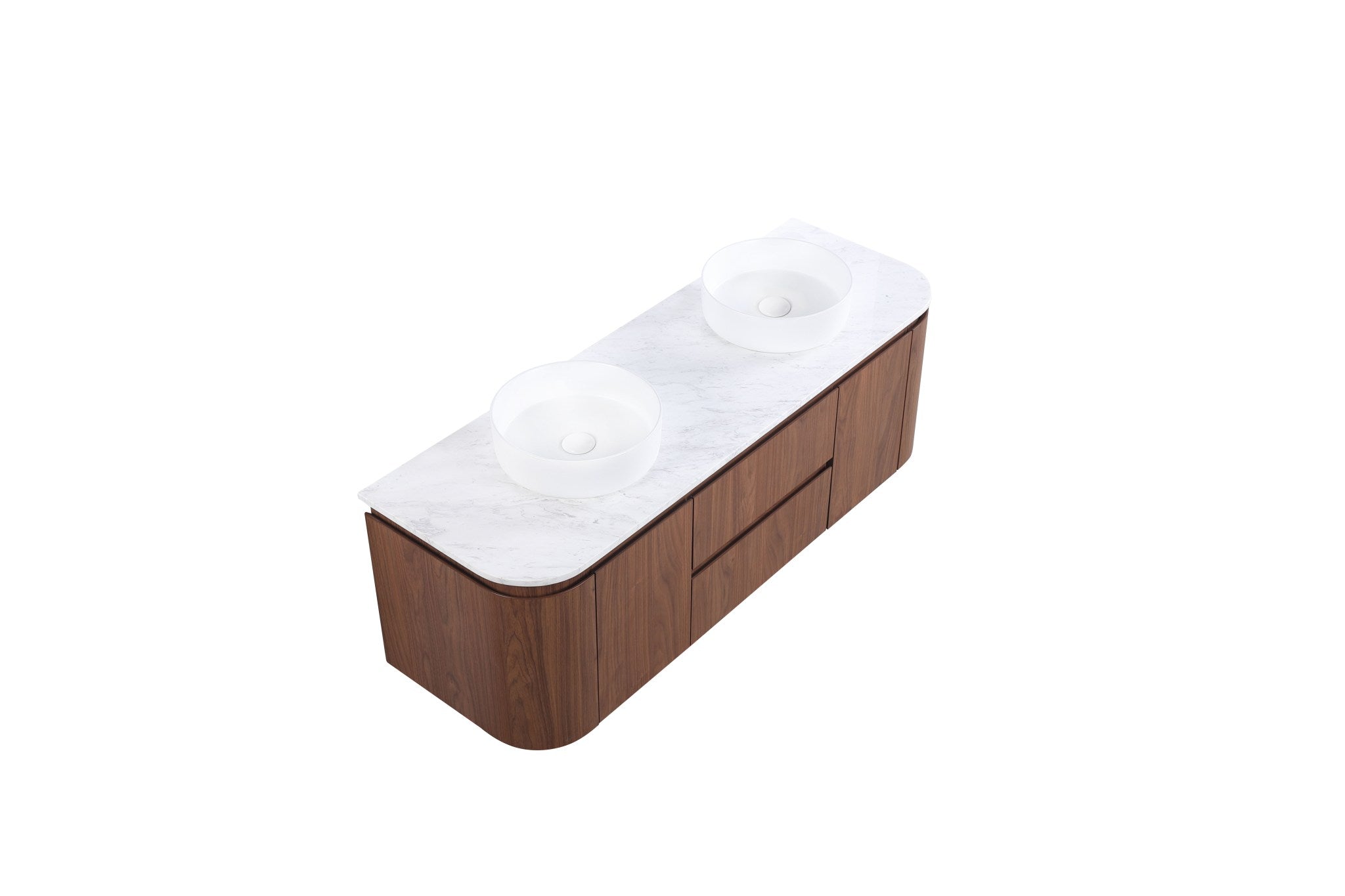Lukka Ravello Modern Wall Hung Vanity Plywood Cabinet LK-RA1521W-MO