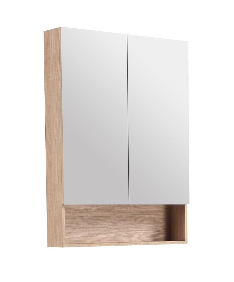 Lukka Clark Plywood Mirror Cabinet Sandy Oak Matte LK-LK-CLMC750-SO