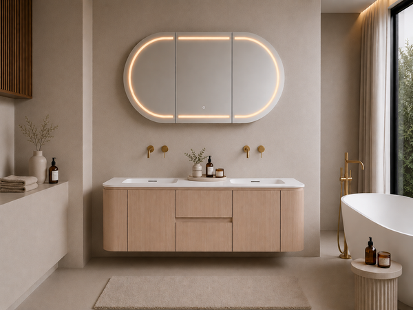 1500mm Sandy Oak Lukka Ravello Wall-Hung Vanity