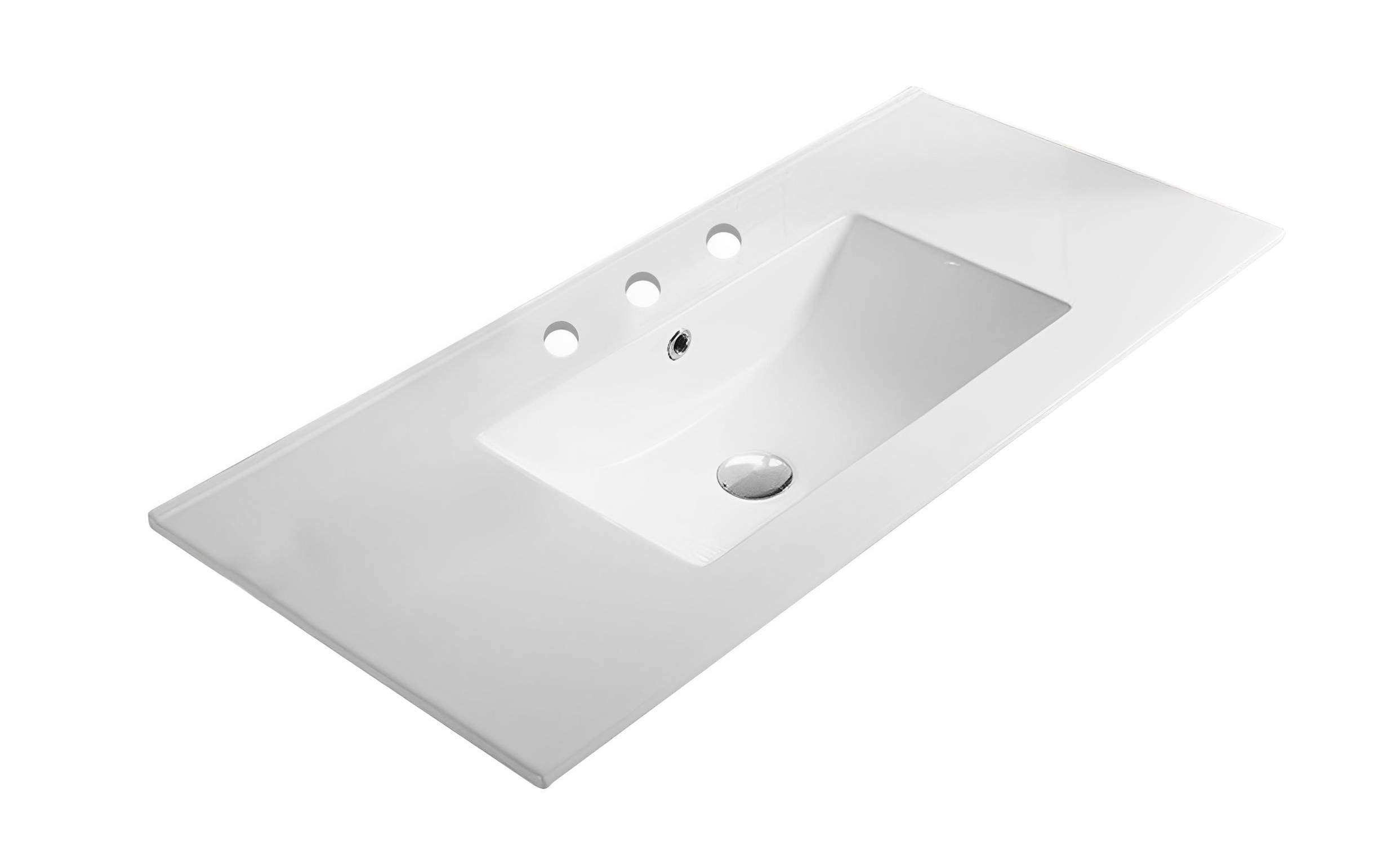 Crete Ceramic Vanity Top LK-CT - LK-CT94-3TH - 3 Tap Hole