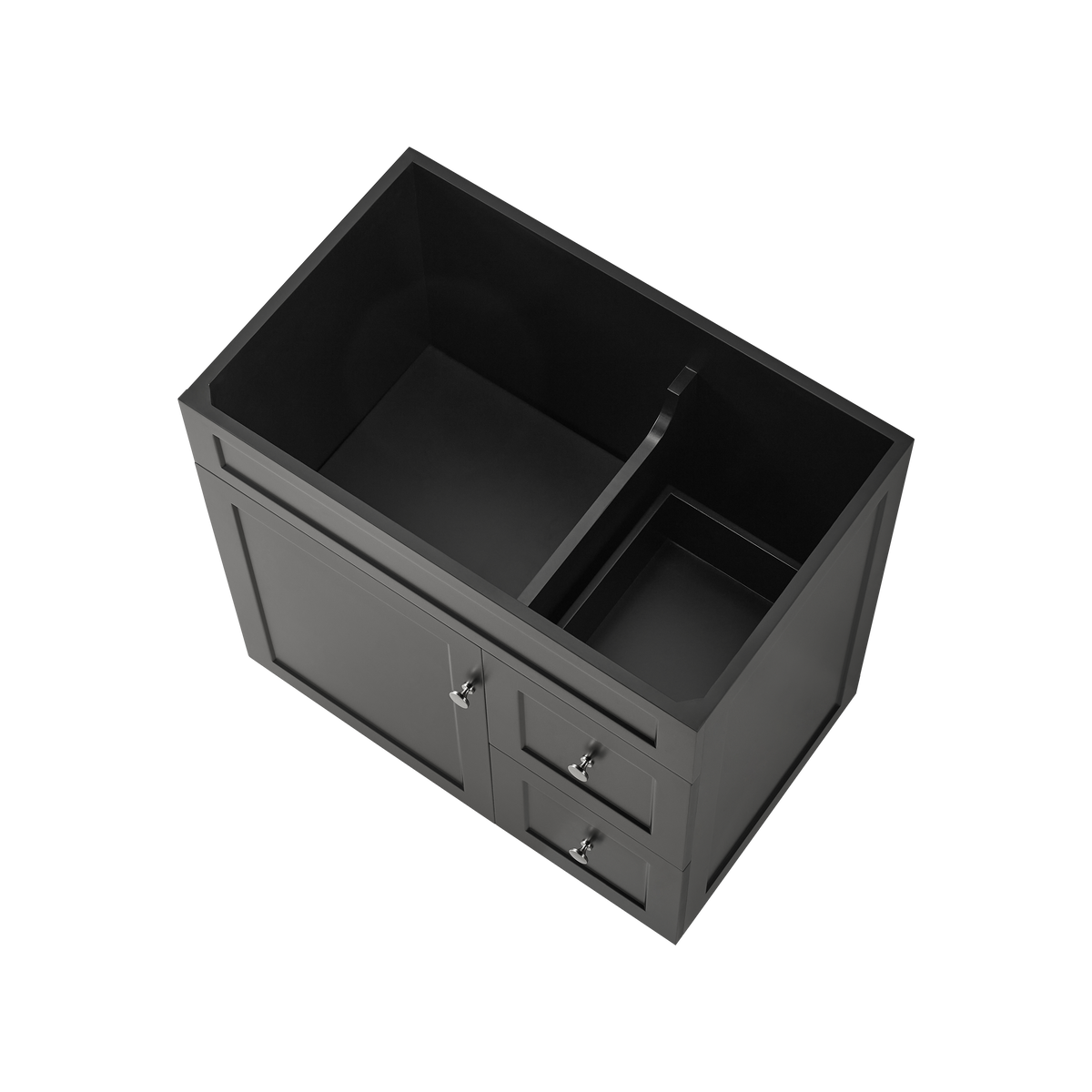 Lukka Harold Federation Free Standing Cabinet Matte Black LK-FH74RL-MB