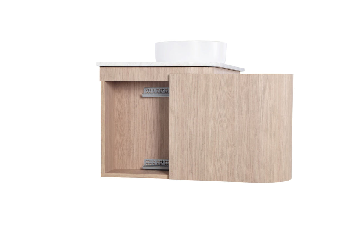 Lukka Ravello Modern Wall Hung Vanity Plywood Cabinet LK-RA1221W-SO