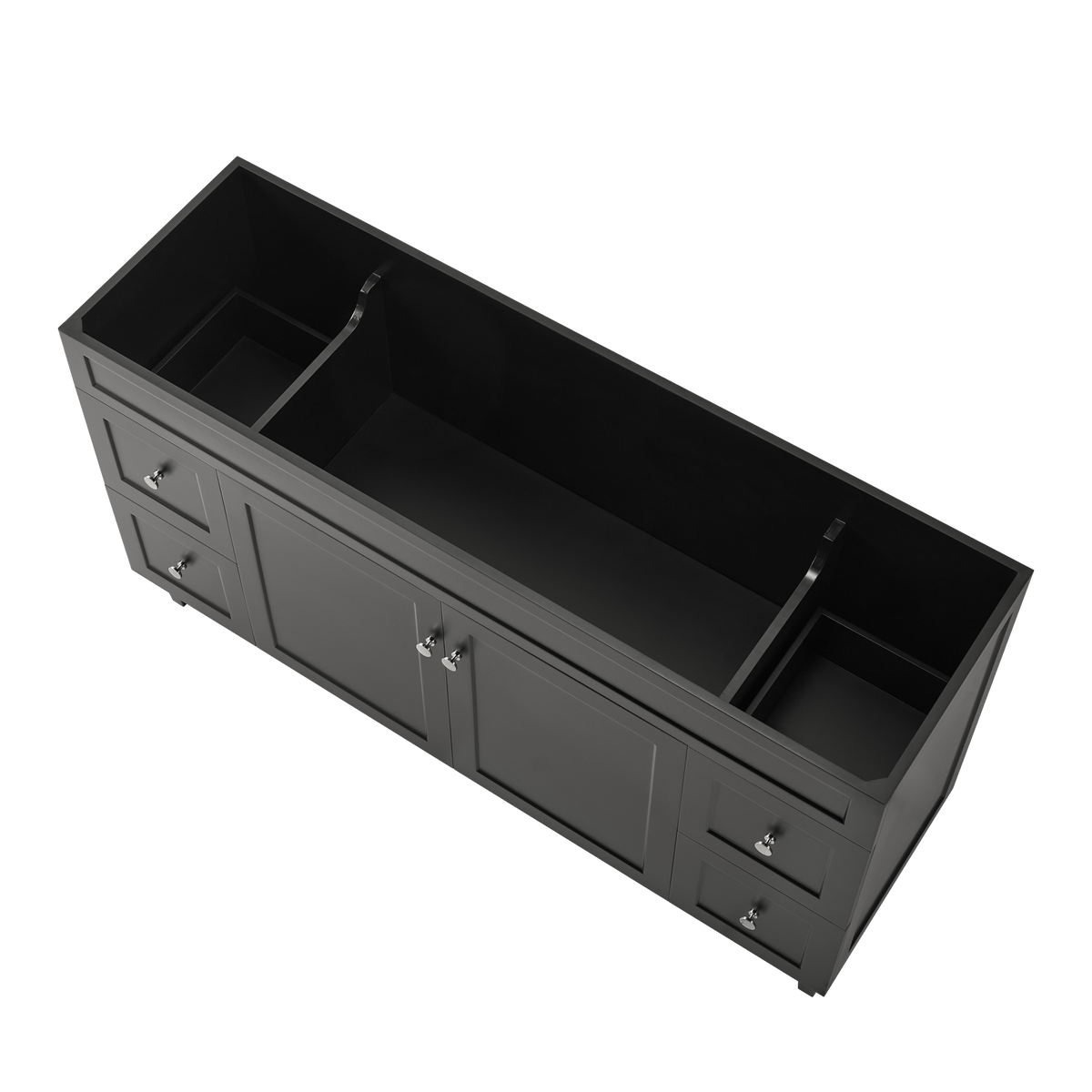 Lukka Harold Federation Free Standing Cabinet Matte Black LK-FH154L-MB