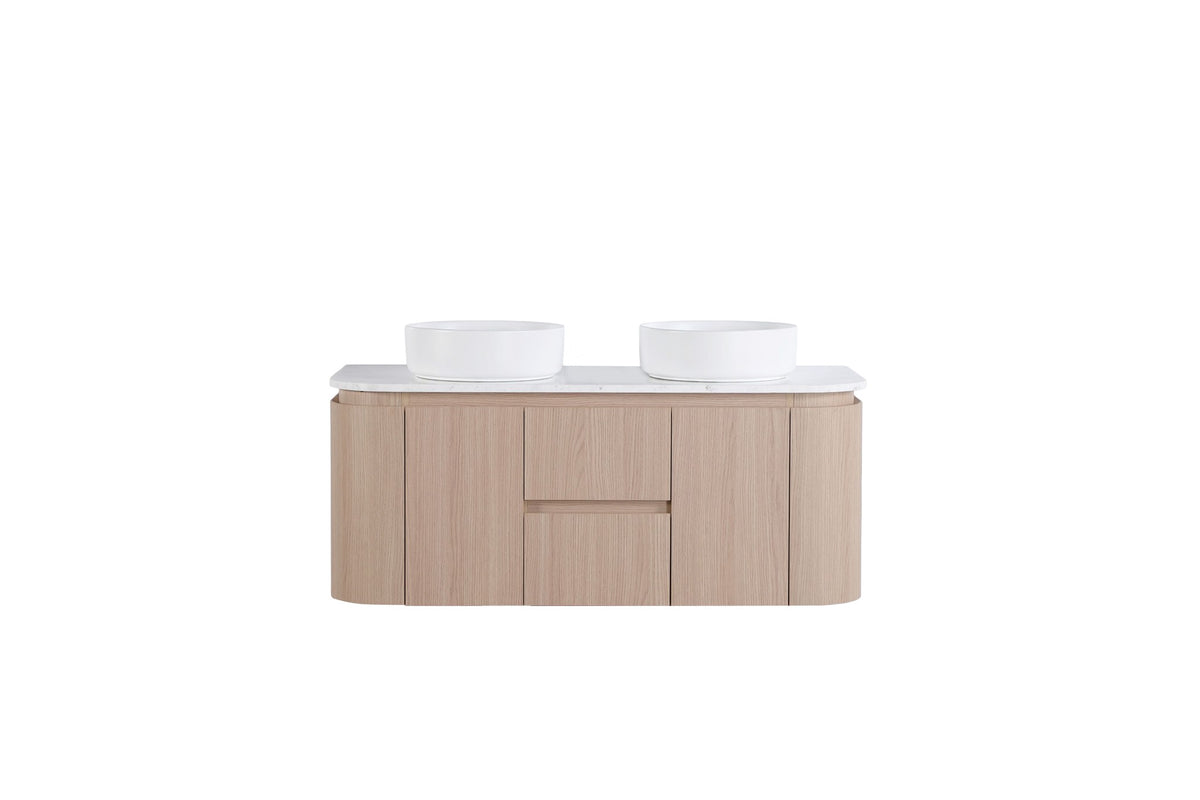 Lukka Ravello Modern Wall Hung Vanity Plywood Cabinet LK-RA1221W-SO
