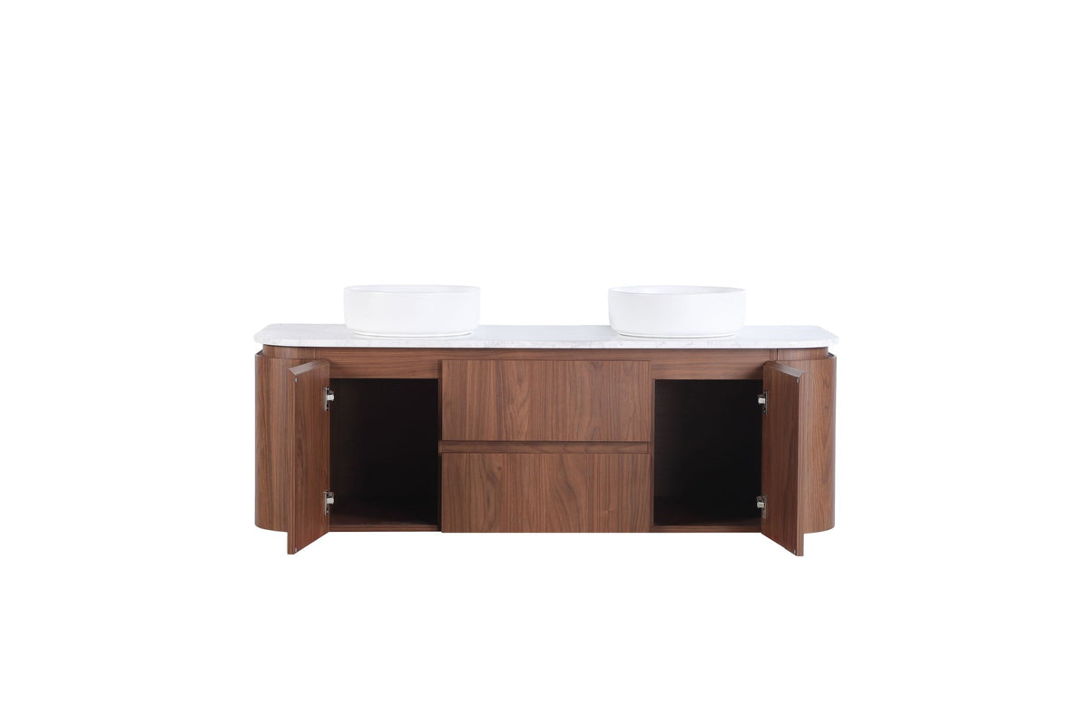 Lukka Ravello Modern Wall Hung Vanity Plywood Cabinet LK-RA1521W-MO