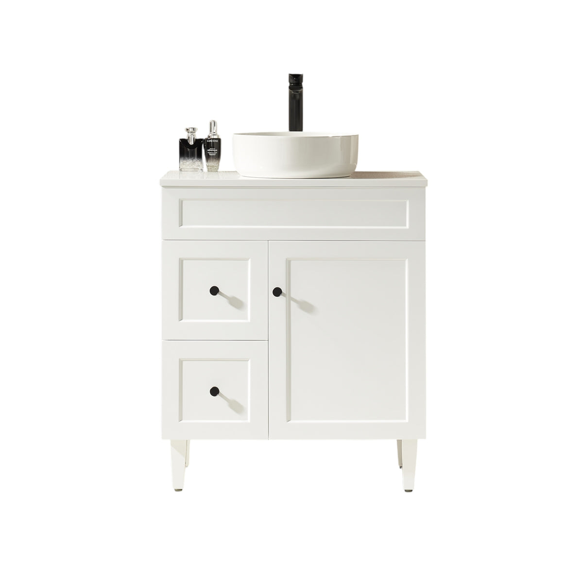 Lukka Harold Federation Free Standing Cabinet Matte White LK-FH74LL-MW