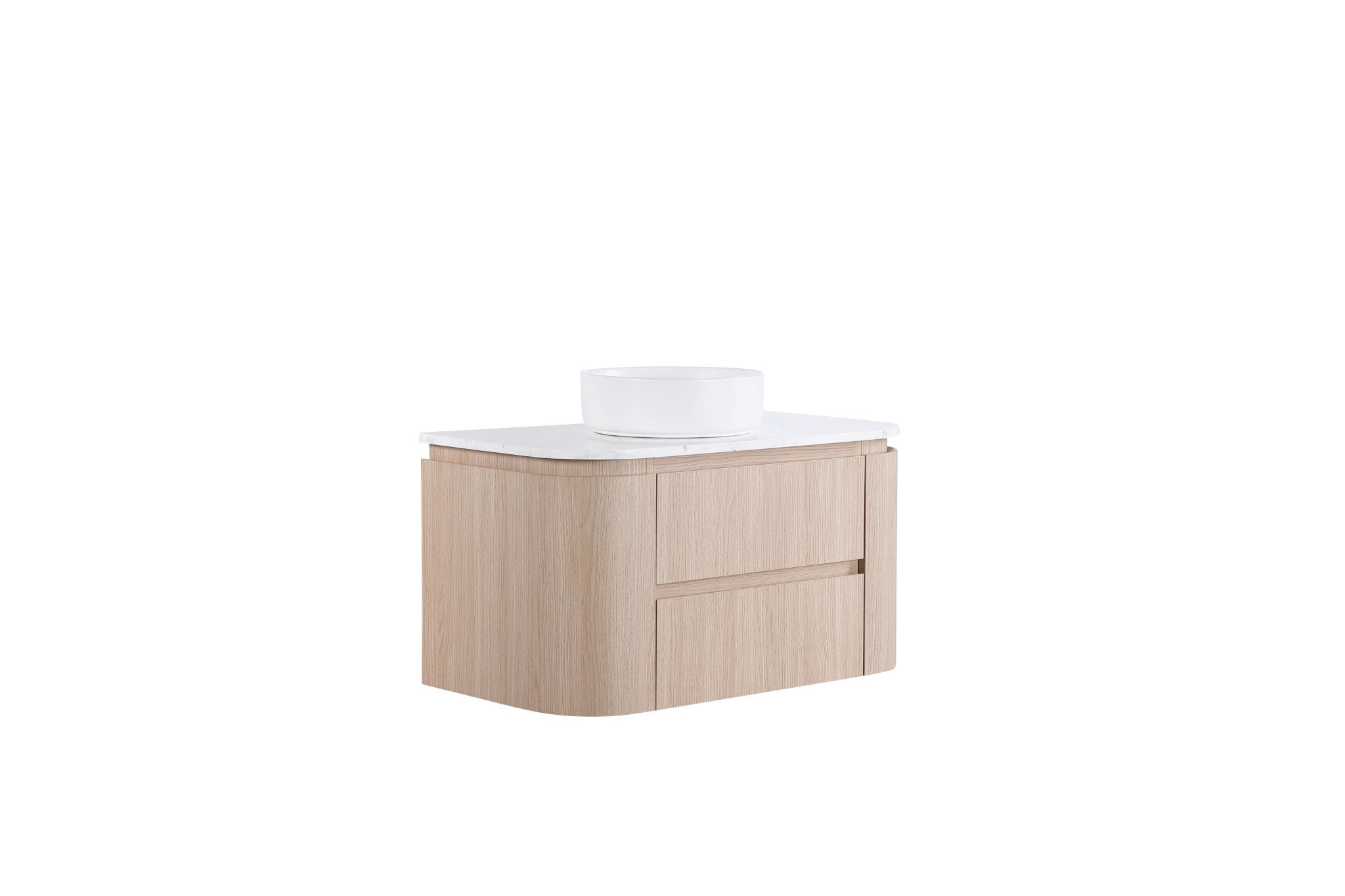 Lukka Ravello Modern Wall Hung Vanity Plywood Cabinet LK-RA750W-SO
