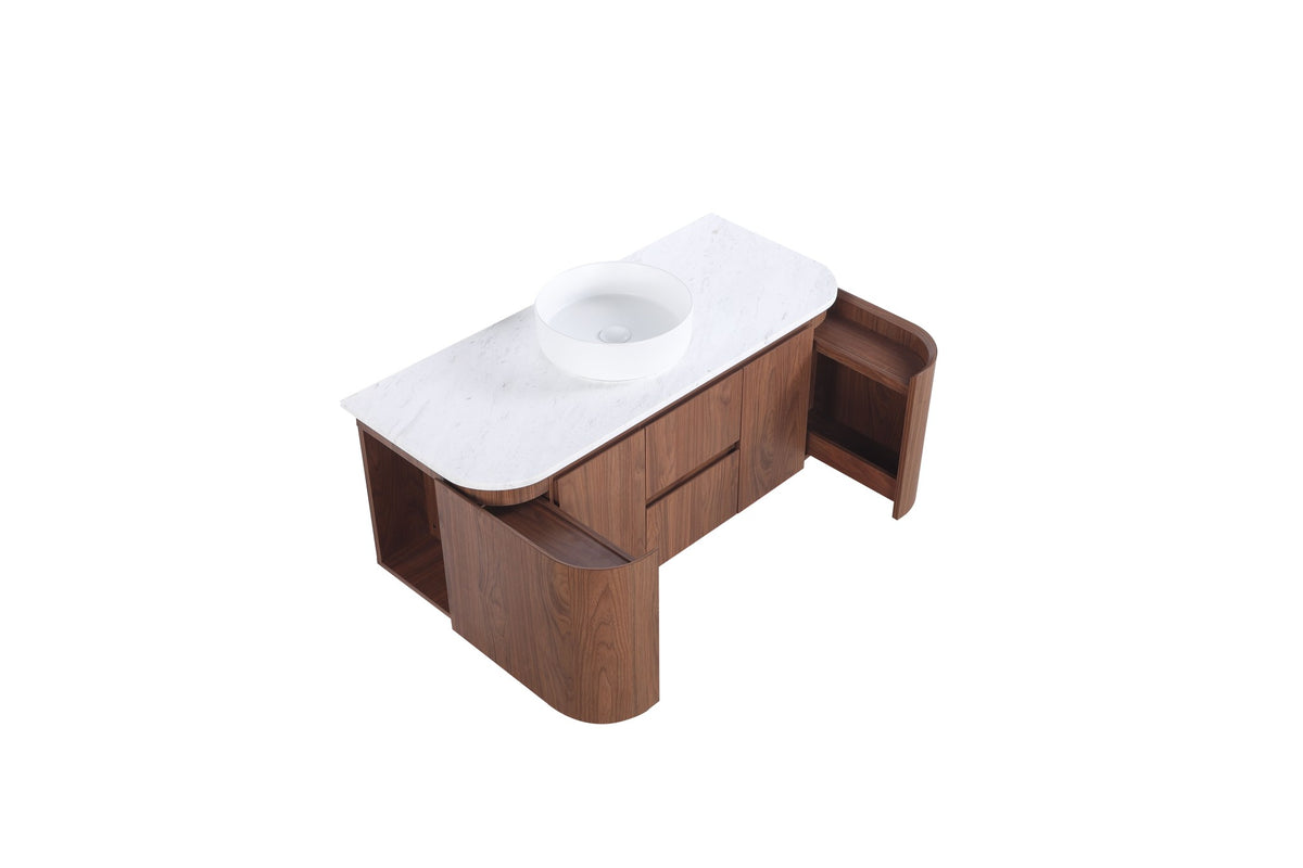 Lukka Ravello Modern Wall Hung Vanity Plywood Cabinet LK-RA1221W-MO