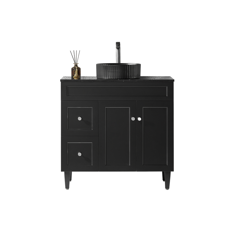Lukka Harold Federation Free Standing Cabinet Matte Black LK-FH94LL-MB