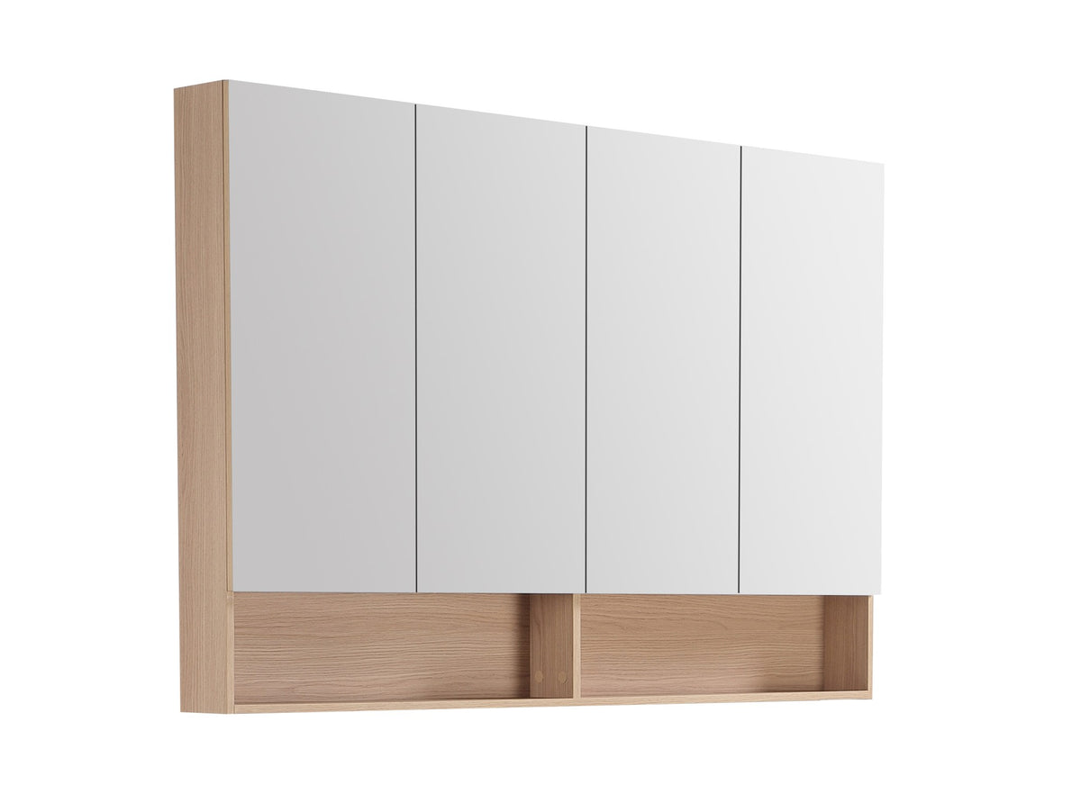Lukka Clark Plywood Mirror Cabinet Sandy Oak Matte LK-CLMC1500-SO
