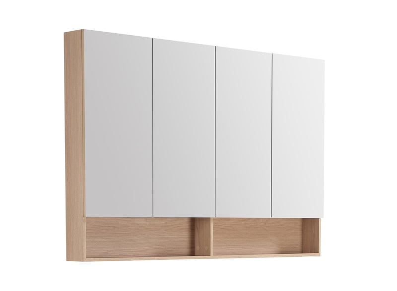 Lukka Clark Plywood Mirror Cabinet Sandy Oak Matte LK-CLMC1500-SO
