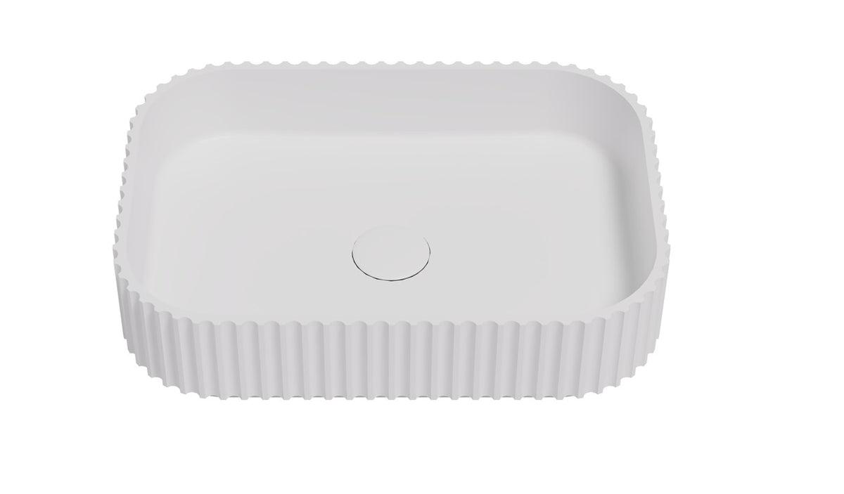 Lukka Japser Fluted Solid Surface Above Counter Basin LK-SOA5035