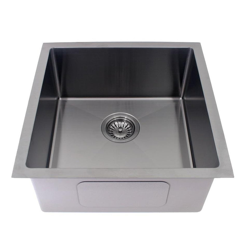 Modern National 450 x 450 x 200mm Handmade Gun Metal Single Bowl Sink 1.2mm Stainless