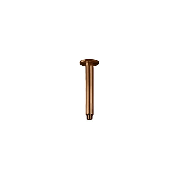Meir Round 150mm Ceiling Shower Arm - Brushed Bronze (Lustre Bronze)